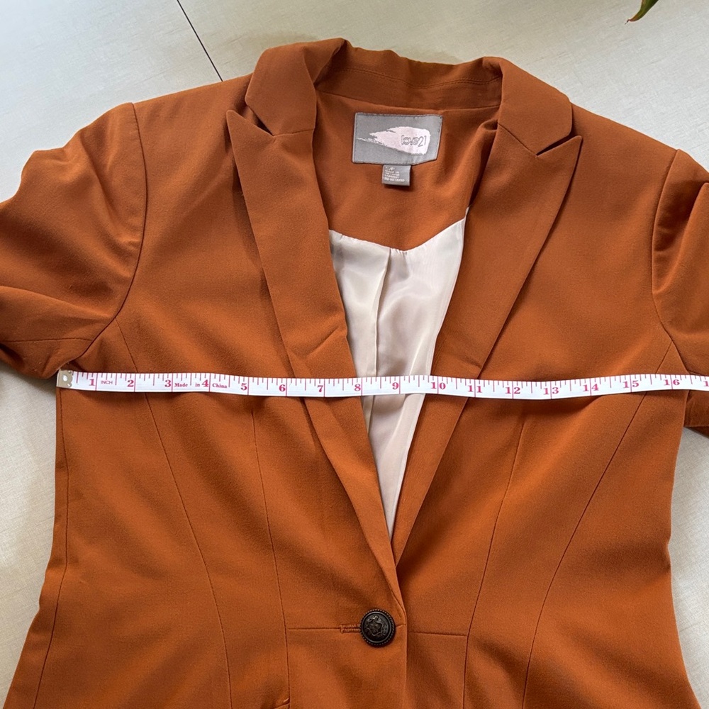 Rust Blazer Jacket - Picture 10 of 13